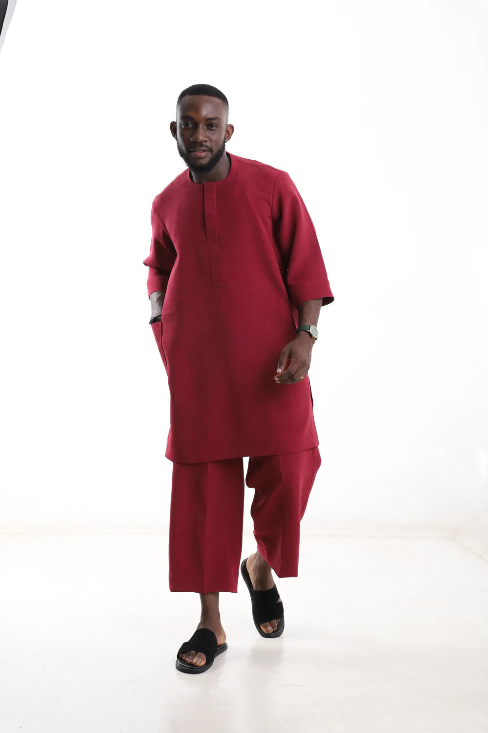 Senator Outfit Set -Burgundy