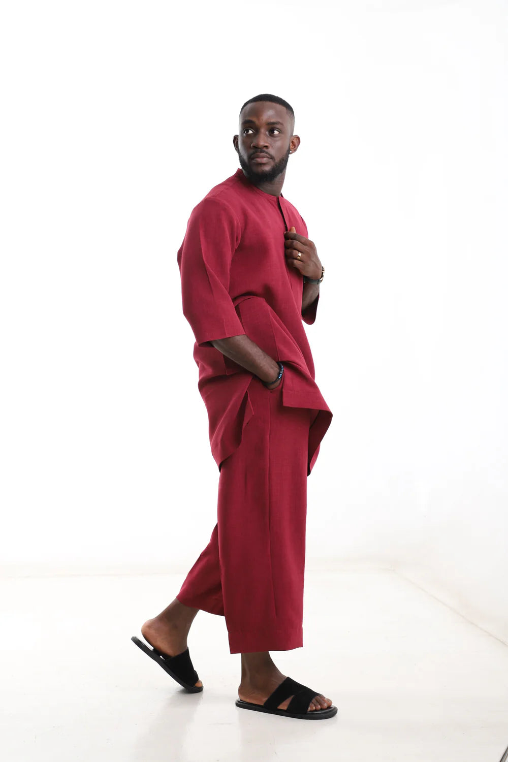 Senator Outfit Set -Burgundy