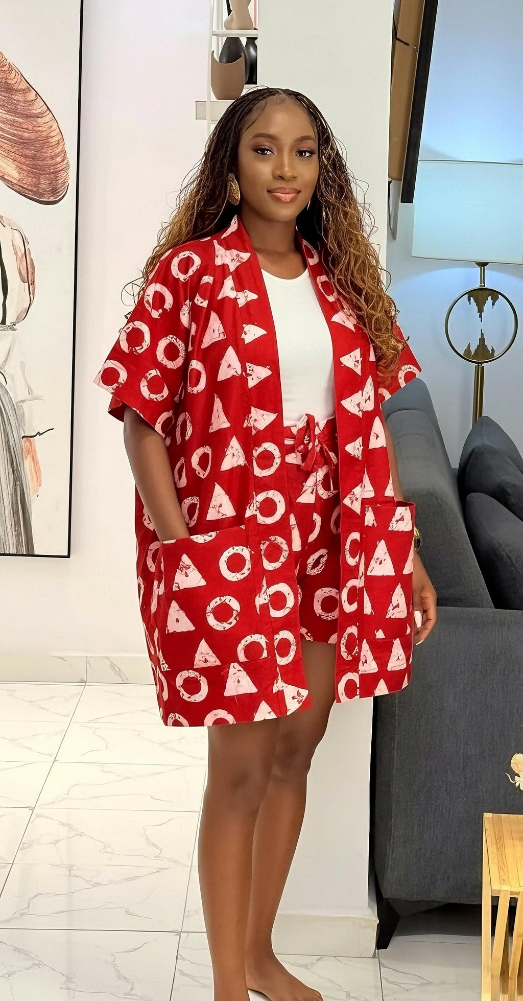 Kimono Short Set