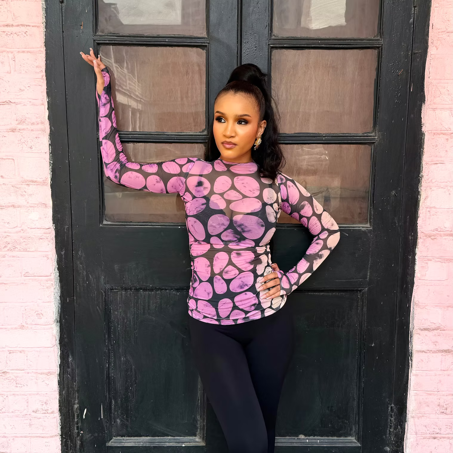 Luna Mesh Top