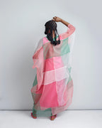 Mari Peach Bubu - With Fushsia Inner Slip