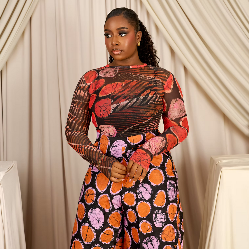RINA MESH SET- Orange
