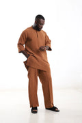 Senator Outfit Set - Rust Brown