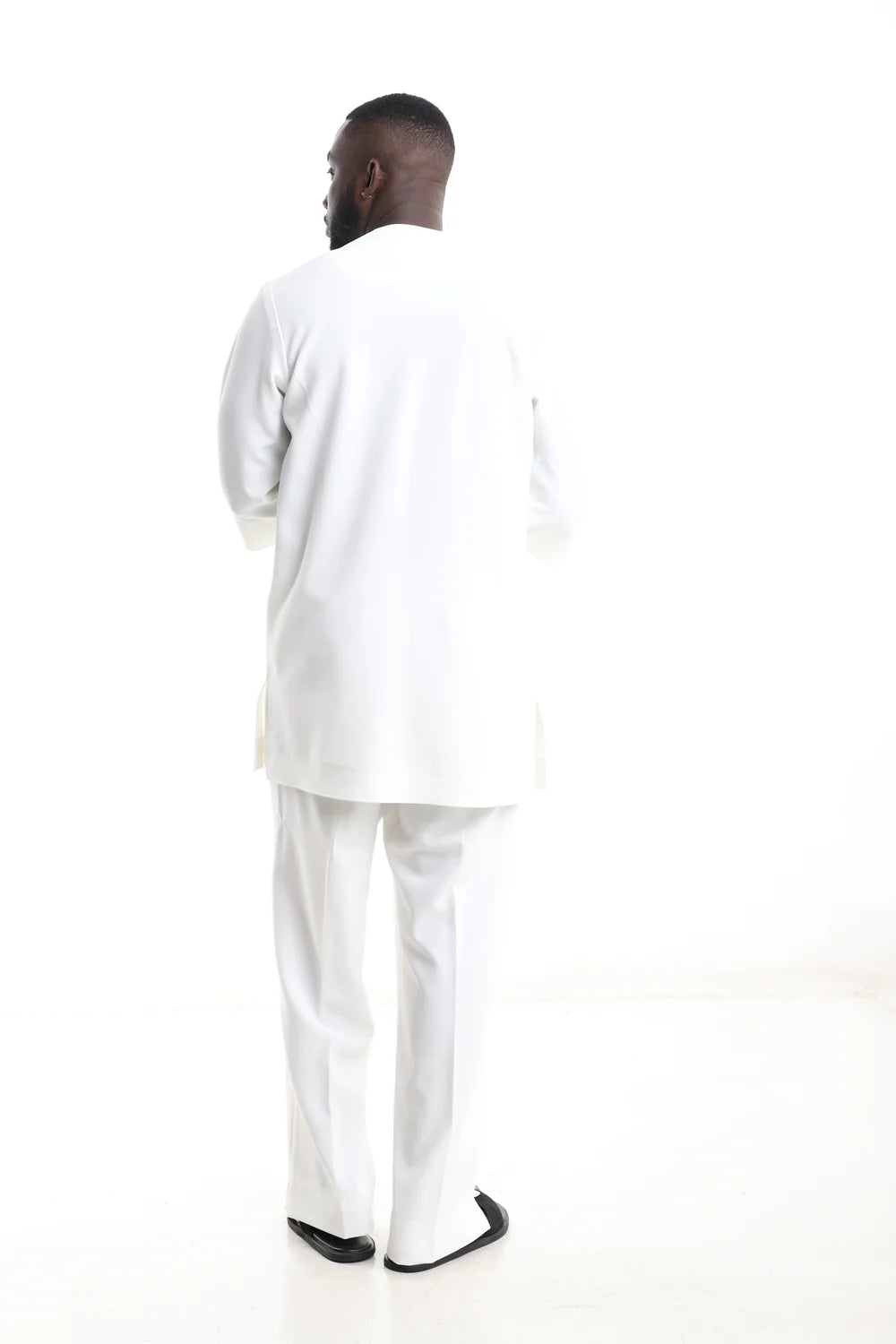 Kaftan Outfit Set - Minimalist Ivory