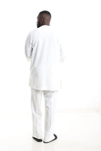 Kaftan Outfit Set - Minimalist Ivory