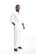 Kaftan Outfit Set - Minimalist Ivory
